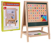 Dwustronna Drewniana Tablica + Akcesoria