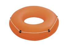 Dmuchane Kółko do pływania dla dzieci 12+ i dorosłych Pomarańczowy BESTWAY 119cm + Linka holownicza