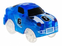 Świecący w ciemności Tor wyścigowy dla dzieci 3+ Autko LED + Pętla 360 + Konstrukcja 132 el.