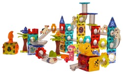 Klocki Magnetyczne Kulka ZOO Zestaw 153el.