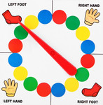 Duża mata do Gry zręcznościowej dla dzieci 3+ "Raz na Górze Raz na Dole" Utrzymanie równowagi