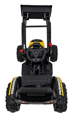 Koparka Traktor na akumulator dla dzieci Żółty + Ruchome Ramię Łyżka + Pilot + Wolny Start + Radio FM + LED