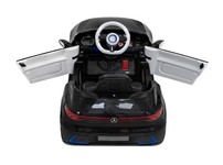 Mercedes Benz AMG EQA dla dzieci Czarny + Pilot + 5-punktowe pasy + EVA + Wyświetlacz MP3 + LED
