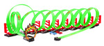 Ekstremalny Tor Wyścigowy dla dzieci 3+ Pętle 360 stopni + 2 Autka rajdowe + Części konstrukcyjne 36 el.