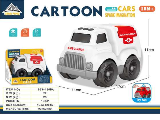 Pojazd Ambulans z Funkcją Świateł i Dźwięku