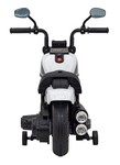 Motorek Chopper FASTER na akumulator dla dzieci Biały + Radio FM + Panel audio + LED
