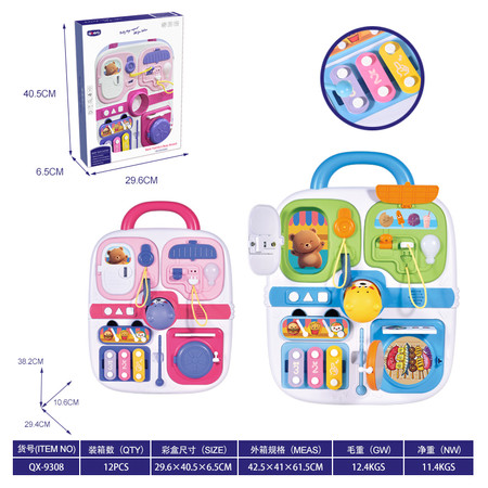 Wielofunkcyjna Walizka Niebieska