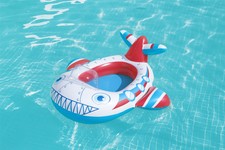 Dmuchany Ponton do pływania Samolot dla dzieci 3+ BESTWAY 109x97cm + Dmuchana szybka