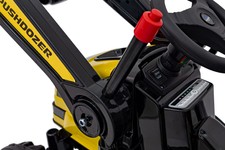 Koparka Traktor na akumulator dla dzieci Żółty + Ruchome Ramię Łyżka + Pilot + Wolny Start + Radio FM + LED