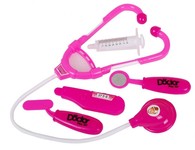 Duża Lalka Pielęgniarka dla dzieci 3+ Akcesoria lekarza + Stetoskop + Termometr + Strzykawka