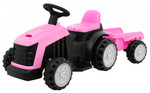 Traktor z Przyczepą Różowy