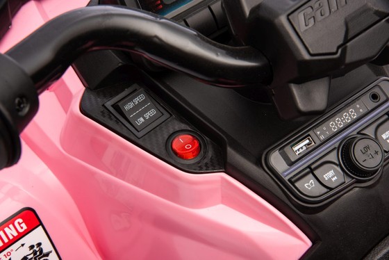 Quad Can Am Outlander ATV z Pilotem Różowy