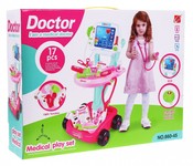 Wózek Małego Lekarza Różowy
