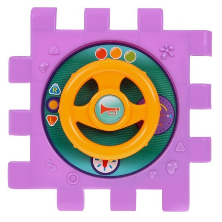 Multidomek sensoryczny dla dzieci 18m+ Mini gry 9 Puzzli + Sortery + Przeplatanka + Zegar