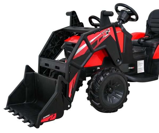 Pojazd Traktor Z Przyczepą 720-T Czerwony