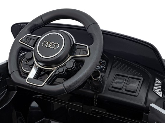 Audi R8 Policja na akumulator dla dzieci + Pilot + EVA + Wolny Start + MP3 LED