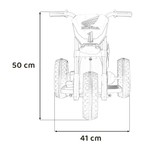 Motorek Cross Honda CRF 450R na akumulator dla dzieci Zielony + 3 Koła + Gumowy Bieżnik + Klakson