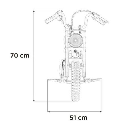 Pojazd Motor SPEED Power Niebieski