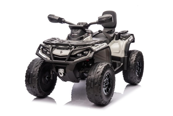 Quad Can Am Outlander ATV z Pilotem Szary
