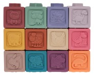 Zestaw Kostek Sensorycznych Liczby 12el.