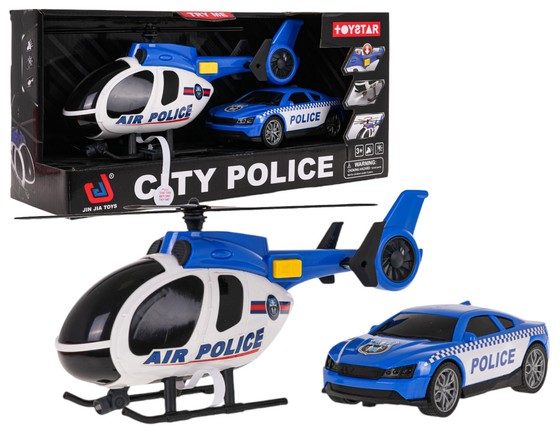Zestaw Helikopter + Autko Policja