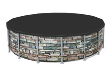 Pokrywa 493cm na Basen stelażowy i panelowy Hydrium 460-488cm/15-16FT BESTWAY