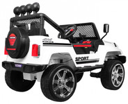 Autko terenowe Raptor Drifter Biały + Pilot + Napęd 4x4 + Schowek + Wolny Start + MP3 LED