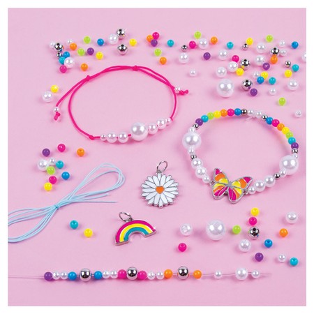MAKE IT REAL Bransoletki Rainbow Treasur, zestaw kreatywny
