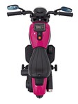 Motorek Chopper FASTER na akumulator dla dzieci Różowy + Radio FM + Panel audio + LED