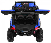 Buggy SuperStar dla dzieci Niebieski + Napęd 4x4 + Pilot + Bagażnik + MP3 LED + Blokada drzwi