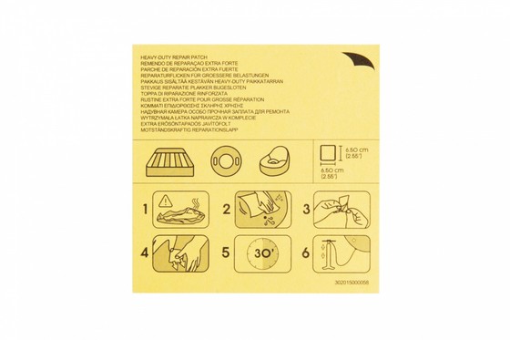Zestaw 10 Łatek naprawczych do materiału PVC 6,5x6,5cm BESTWAY