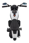 Motorek Chopper FASTER na akumulator dla dzieci Biały + Radio FM + Panel audio + LED