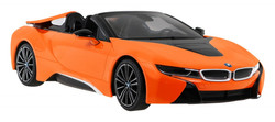 BMW i8 Roadster pomarańczowy RASTAR model 1:12 Zdalnie sterowane auto + pilot 2,4 GHz