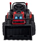 Koparka Traktor na akumulator dla dzieci Czerwony + Ruchome Ramię Łyżka + Pilot + Wolny Start + Radio FM + LED