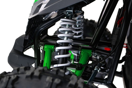 Quad HIPERFECT na akumulator Zielony 35km/h + Silnik bezszczotkowy 1000W + Koła pompowane + Regulacja siedzenia