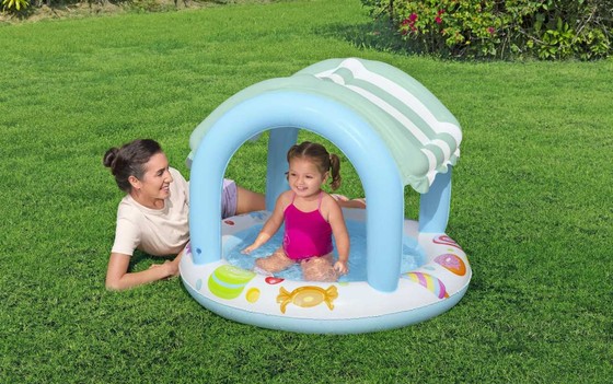 Basen z dmuchanym Daszkiem Pączuś BESTWAY