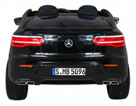Auto Mercedes GLC 63S dla dzieci Czarny + Napęd 4x4 + MP4 + LED + Ekoskóra + Wolny Start + EVA
