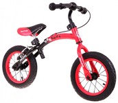 Rowerek biegowy dla dzieci Boomerang SporTrike Czerwony Nauki jazdy + Zmienny układ ramy